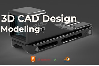 do custom 3d cad product modeling fusion 360 product cad design