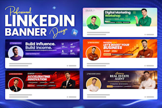 design professional linkedin banner, carousel, and post design