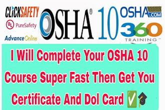 tutor for osha 10