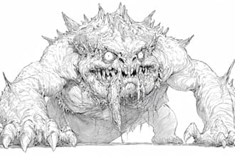 draw your monster or creature