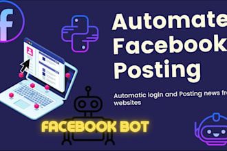 make facebook marketplcace bot, ebay listing bot, checkout bot, alert bot