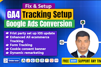 fix ga4 ecommerce and google ads conversion on shopify