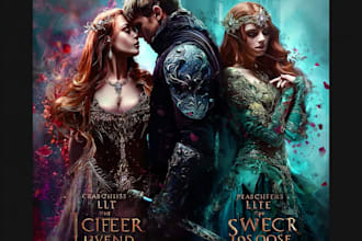design a victorian dark academia crimson eclipse vampire gothic romance book
