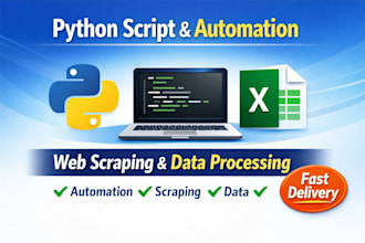 create python scripts for automation, web scraping,