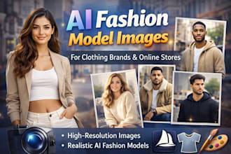 create ai fashion model photos for your clothing brand