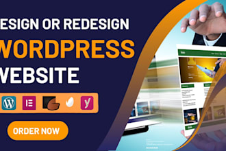 design, redesign webseite wordpress and wordpress theme customization