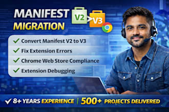 migrate chrome extension from manifest v2 to manifest v3