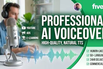 convert your script to professional audio using advanced tts
