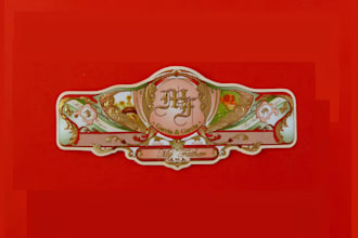 design premium cigar label, cigar band, cigar logo and cigar box