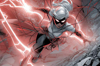 comic book illustration with comic book illustrator