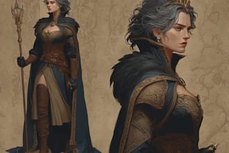 create stunning fantasy dnd character art for your tabletop adventures