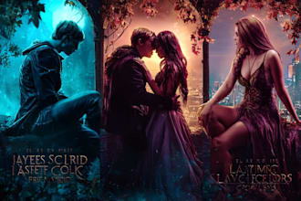 design blood moon eternal bond gothic vampire romantasy book cover