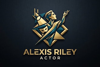 design a unique and professional actor logo for your brand