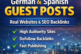 german and spanish guest post backlinks on real websites