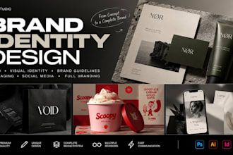 design a minimal brand identity