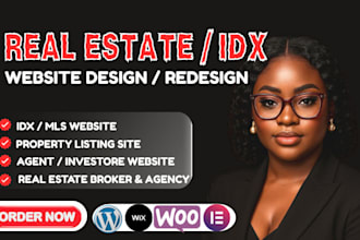 build real estate website and integrate mls to idx