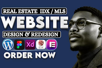 build luxury real estate website with idx mls integration and lead generation