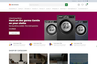 design modern UI UX website design in figma
