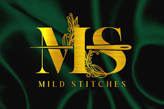 creative tailor and sewing logo for clothing brand business
