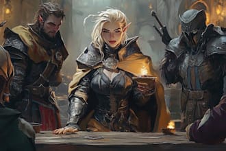 design frame card game tcg card tarot card board game art