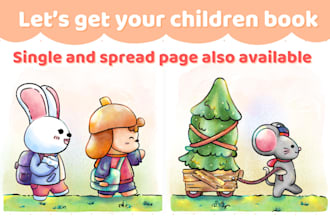 children book illustrations and kids book illustrations