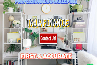 do tax ready bookkeeping and bank reconciliation for accurate financial records