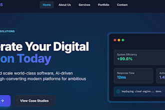 build awesome website or landing page