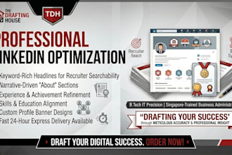 provide professional linkedin profile optimization and headline writing