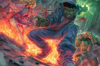 comic book illustration with comic book illustrator