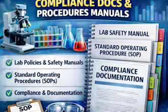 create custom laboratory sops, policies and compliance documents