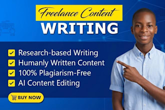 do perfect freelance content writing ai content editing and bulk blog posts