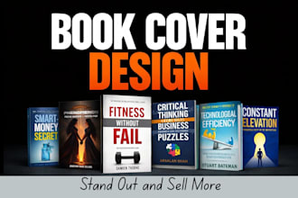 do KDP book cover design, ebook cover design, paperback book cover