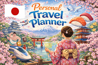 create a detailed japan itinerary fully customized for you