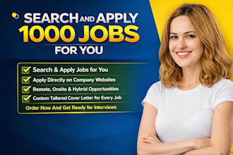search and apply 1000 jobs for you