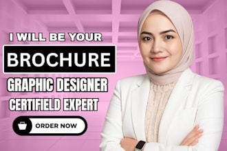 design professional flyer, bi fold, tri fold, and multipage brochure