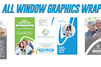 design eye catching storefront window graphics and signage