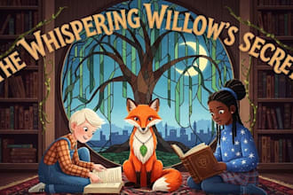 do children story book illustration, picture book and kids story book