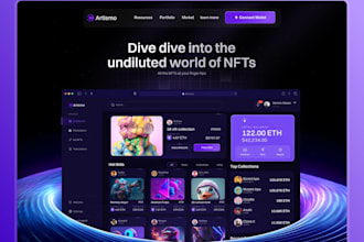 design a sleek landing page