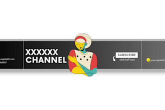 design a professional youtube banner using canva