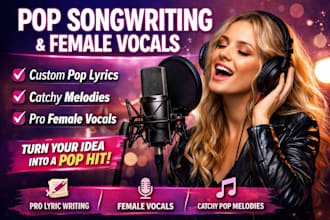 be pop lyrics, songwriting, female songwriter, female vocals, pop melody