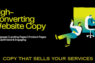 be your copywriter for high converting copy