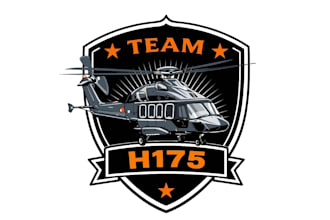 design unique helicopter logo with free vector files