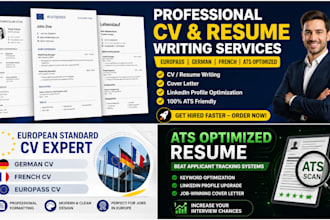 europass german french resume write CV maker cover letter design update build uk