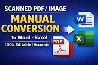 do PDF to word, handwriting to word, convert scan pdf to excel