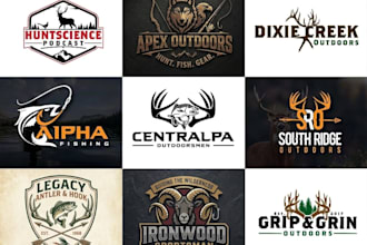 create a professional , hunting logo with unlimited revisions