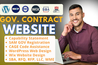 build government contract website to win federal and state contract bids llc sba