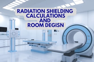 do radiation shielding calculations for hospital industry and reactor