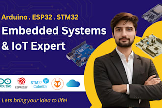 do expert arduino, esp32 and stm32 programming for iot projects