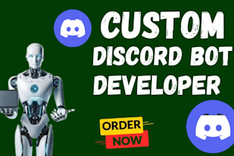 develop a custom discord bot with moderation and automation
