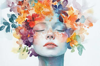draw a watercolor illustration